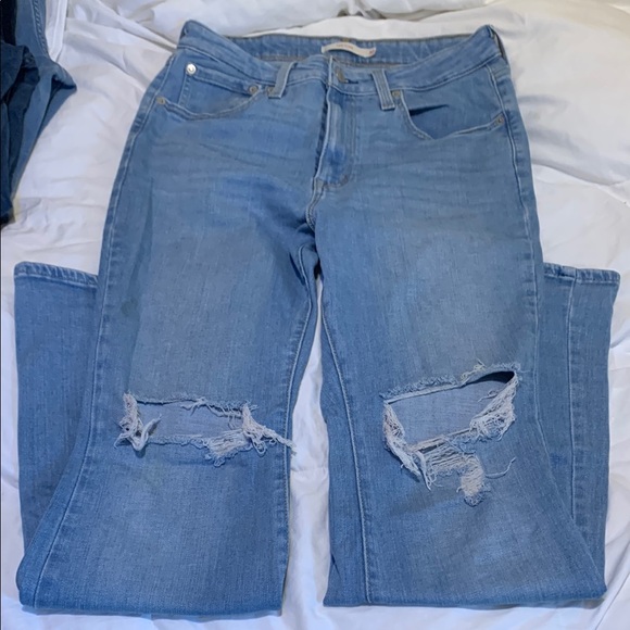 726 Levi’s Flare Light Blue Women's Jeans - Picture 5 of 5